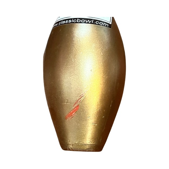 Gold Classic Bowl Bowling Pin - Picture 4 of 4